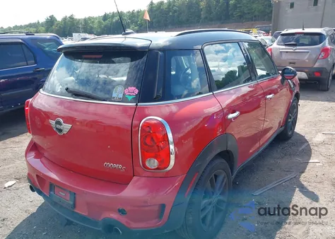 2013 Mini Countryman Cooper S из США, поврежденный, VIN WMWZC5C54DWP31744